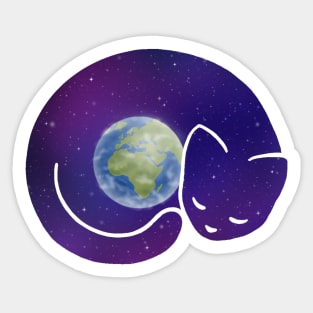 Universe Cat Sticker